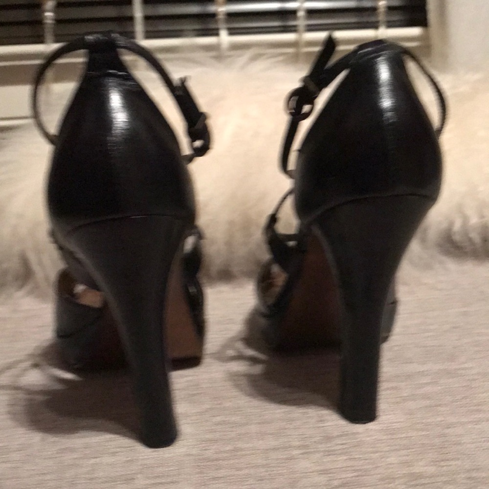 Charles David Black Platform Heels - image 5